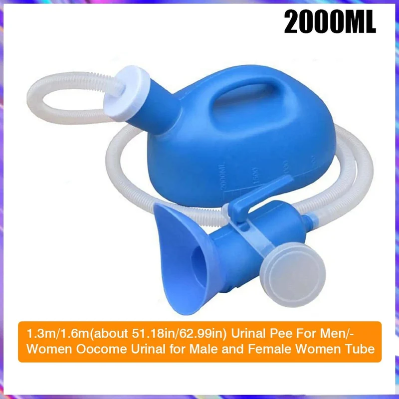 2000 ml Tragbare Toilette Pee Urin Flasche Kunststoff Urinal Wc Hilfe Flasche Mann Frau Toilette WC Für Outdoor Auto Camping liefert