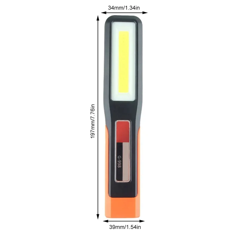 Leistungsstarke COB LED Arbeit Licht Auto Garage Mechaniker Lampe USB Aufladbare Taschenlampe Magnetische Taschenlampe Notfall Licht Warnlicht