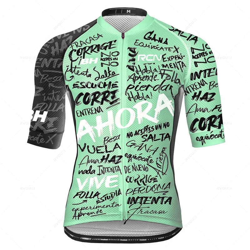 2023 sommer Pro Team Rcn Radfahren Jersey 19D Bib Set Fahrrad Kleidung Ropa Ciclismo Fahrrad Tragen Kleidung Herren Kurze Maillot culotte