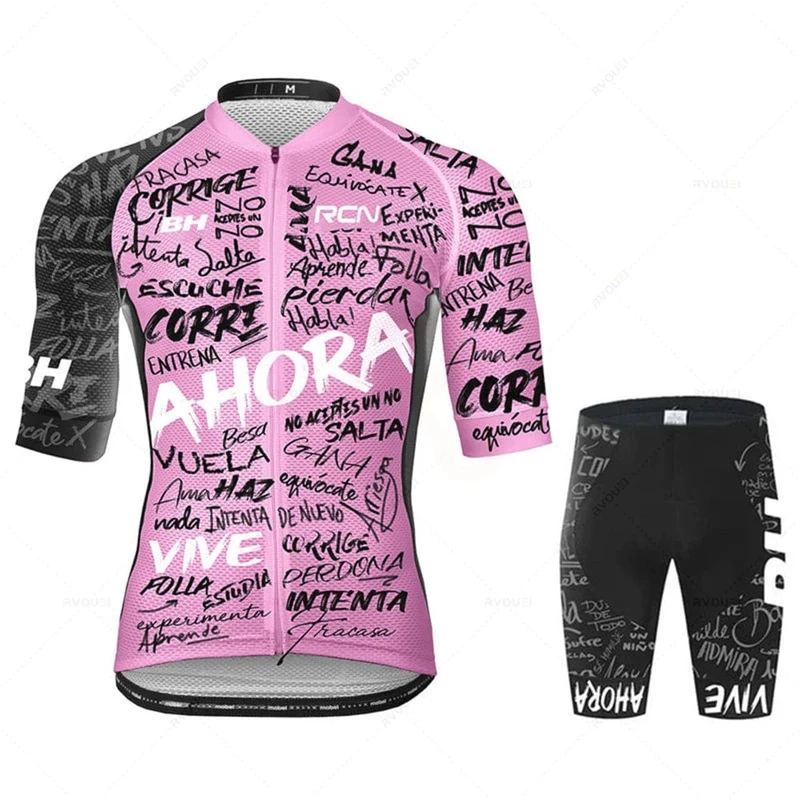 2023 sommer Pro Team Rcn Radfahren Jersey 19D Bib Set Fahrrad Kleidung Ropa Ciclismo Fahrrad Tragen Kleidung Herren Kurze Maillot culotte