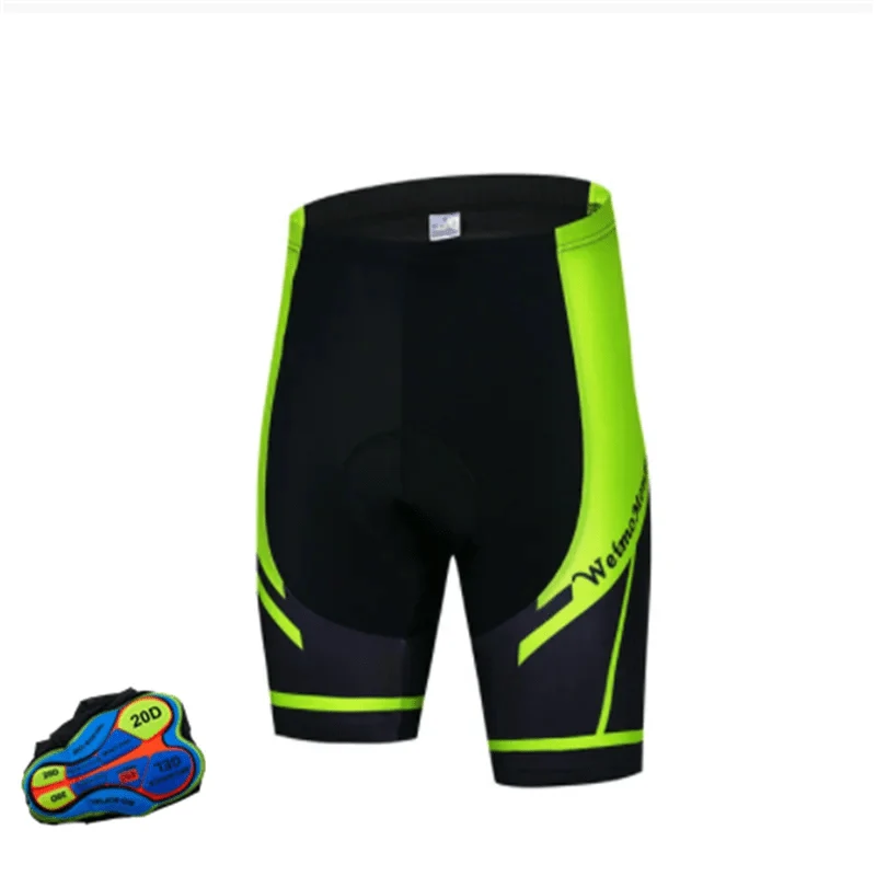 Schwarze Herren-Radhose, MTB, Fahrrad, 20D gepolsterte Trägerhose, MTB-Shorts, Herren-Lycar-elastische Fahrrad-Shorts, Hose, XXS-5XL