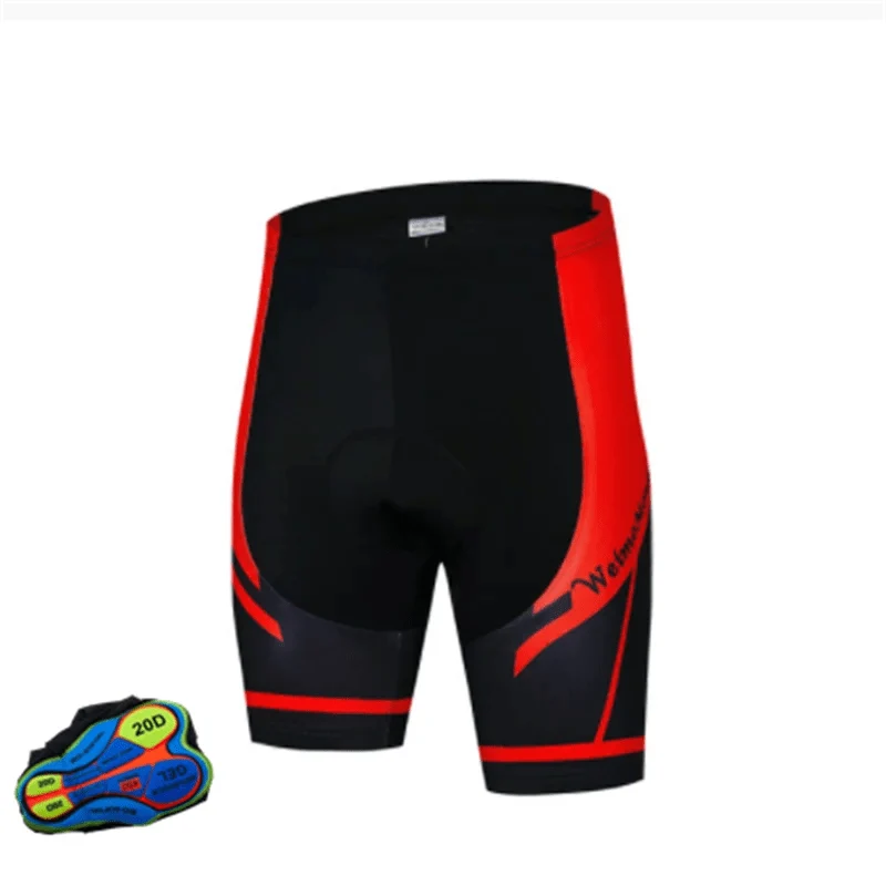 Schwarze Herren-Radhose, MTB, Fahrrad, 20D gepolsterte Trägerhose, MTB-Shorts, Herren-Lycar-elastische Fahrrad-Shorts, Hose, XXS-5XL