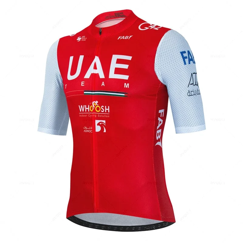 2024 Uae Radfahren Jersey Set MTB Uniform Fahrrad Kleidung Sommer Atmungsaktive Fahrrad Hemd Ropa Ciclismo Trägerhose Maillot Ciclismo