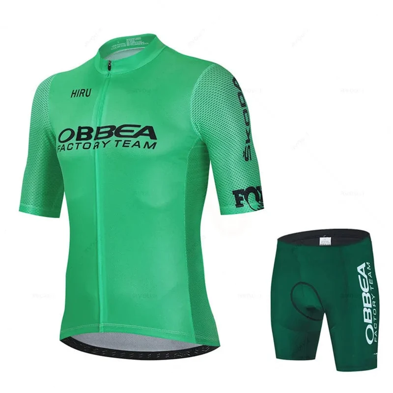 Hiru Herren-Radtrikot-Sets, kurzärmelig, Sommer, Pro-Team, Rennrad-Bekleidung, atmungsaktiv, MTB, Fahrrad-Trägeranzug, Ciclismo