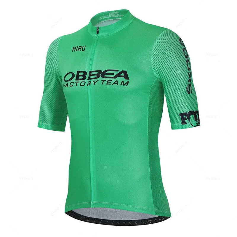 Hiru Herren-Radtrikot-Sets, kurzärmelig, Sommer, Pro-Team, Rennrad-Bekleidung, atmungsaktiv, MTB, Fahrrad-Trägeranzug, Ciclismo
