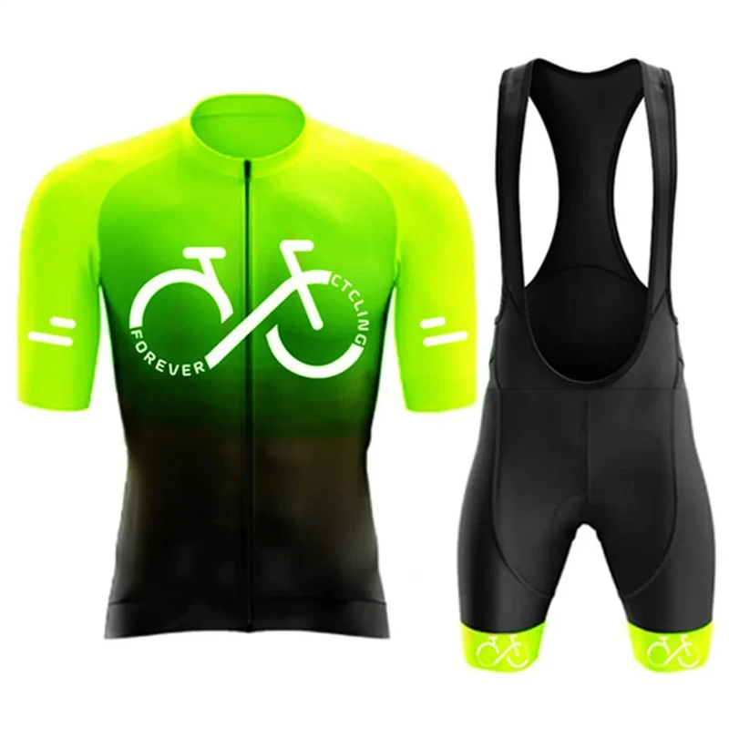 Radfahren Jersey Set Männer Radfahren Kleidung Rennrad Shirts Anzug Fahrrad Bib Shorts MTB Ropa Ciclismo Maillot 2023