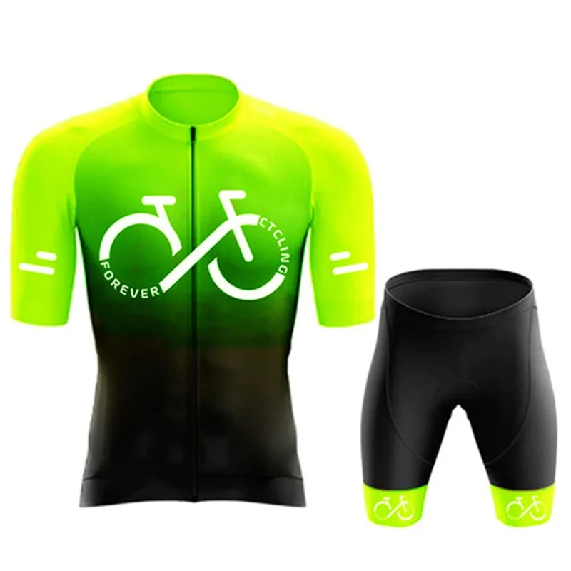 Radfahren Jersey Set Männer Radfahren Kleidung Rennrad Shirts Anzug Fahrrad Bib Shorts MTB Ropa Ciclismo Maillot 2023