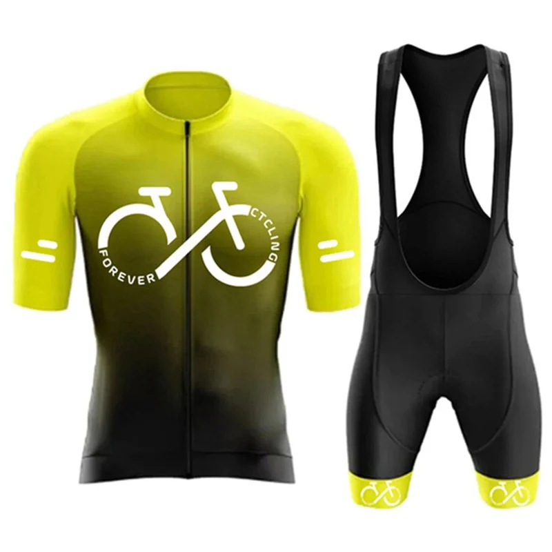 Radfahren Jersey Set Männer Radfahren Kleidung Rennrad Shirts Anzug Fahrrad Bib Shorts MTB Ropa Ciclismo Maillot 2023