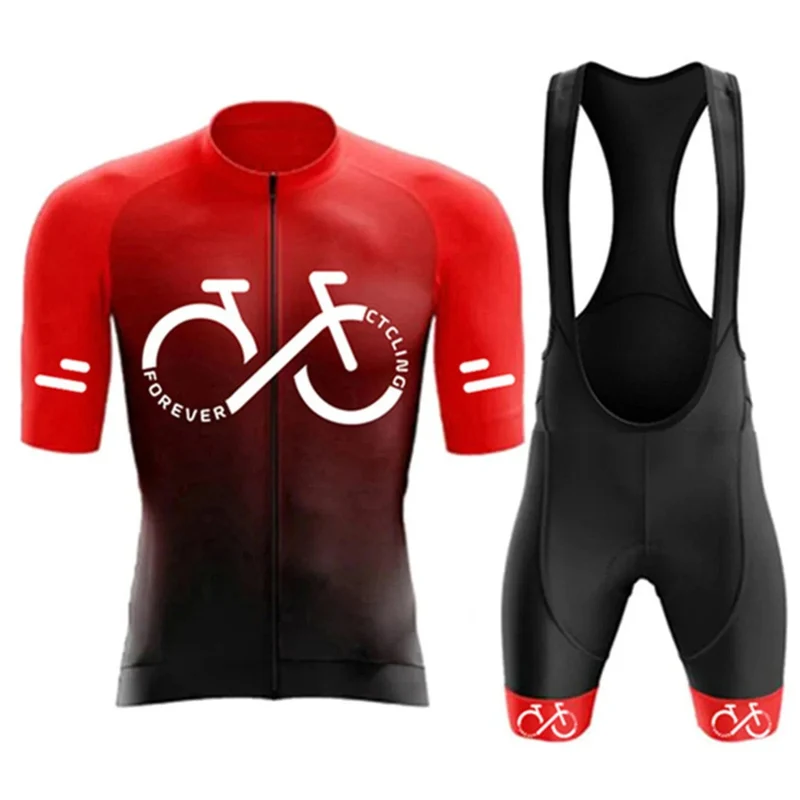 Radfahren Jersey Set Männer Radfahren Kleidung Rennrad Shirts Anzug Fahrrad Bib Shorts MTB Ropa Ciclismo Maillot 2023