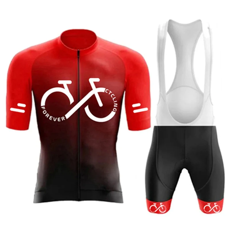 Radfahren Jersey Set Männer Radfahren Kleidung Rennrad Shirts Anzug Fahrrad Bib Shorts MTB Ropa Ciclismo Maillot 2023