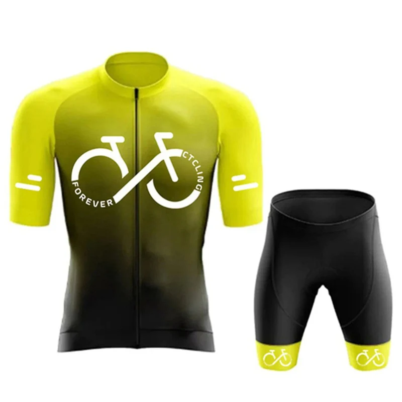 Radfahren Jersey Set Männer Radfahren Kleidung Rennrad Shirts Anzug Fahrrad Bib Shorts MTB Ropa Ciclismo Maillot 2023