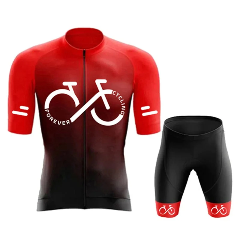 Radfahren Jersey Set Männer Radfahren Kleidung Rennrad Shirts Anzug Fahrrad Bib Shorts MTB Ropa Ciclismo Maillot 2023