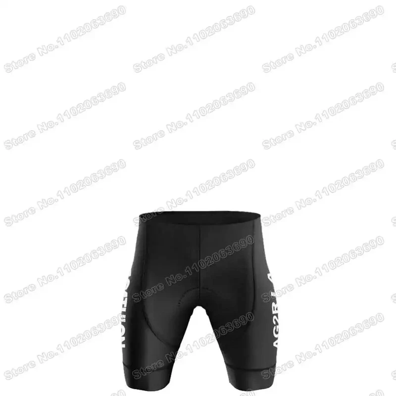 2024 AG2R Radfahren Jersey Set Sommer Frankreich Pro Team Radfahren Kleidung Männer Rennrad Hemd Anzug Fahrrad Bib Shorts MTB maillot