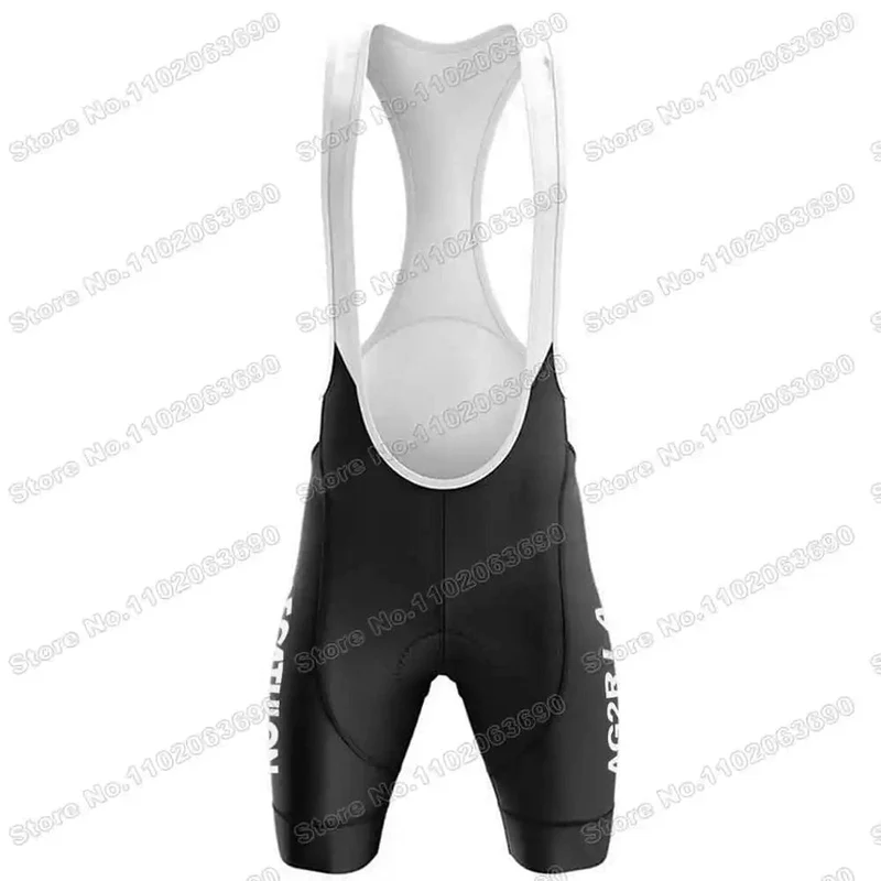 2024 AG2R Radfahren Jersey Set Sommer Frankreich Pro Team Radfahren Kleidung Männer Rennrad Hemd Anzug Fahrrad Bib Shorts MTB maillot