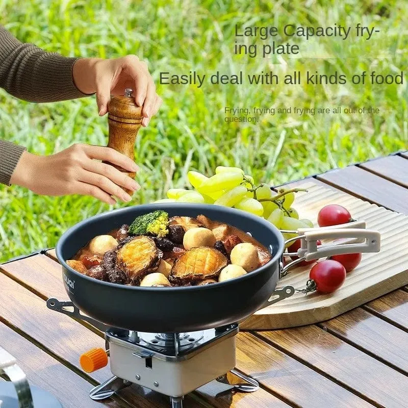 Herd Kochgeschirr Outdoor Camping Picknick Topf Komplettset Instrument Anzug Ersatz geeignet für 2-6 Personen