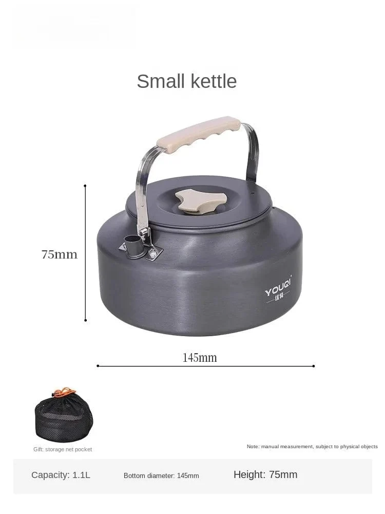 Herd Kochgeschirr Outdoor Camping Picknick Topf Komplettset Instrument Anzug Ersatz geeignet für 2-6 Personen