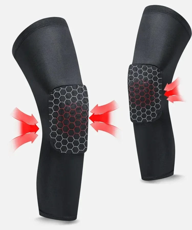 Basketball Volleyball Knie Pads Waben Schaum Unterstützung Kompression Bein Ärmel Knie Brace Unterstützung Sport Kniepad Fitness Equipmet