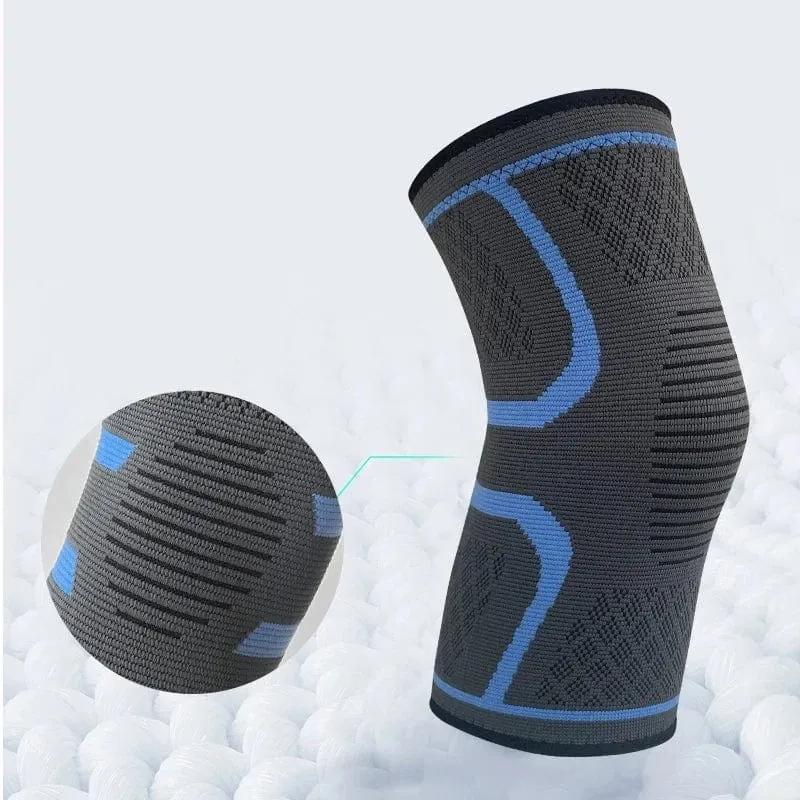 1 STÜCKE Sport Knieschoner Silikagel Rutschfeste Knieschützer Laufen Yoga Knieschoner Schutzbelüftung Strick Nylon Hohe Elastizität
