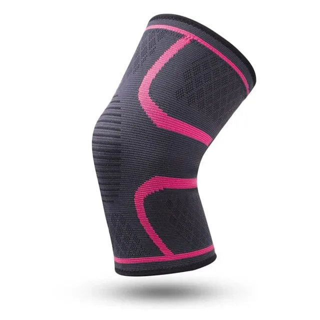 1 STÜCKE Sport Knieschoner Silikagel Rutschfeste Knieschützer Laufen Yoga Knieschoner Schutzbelüftung Strick Nylon Hohe Elastizität