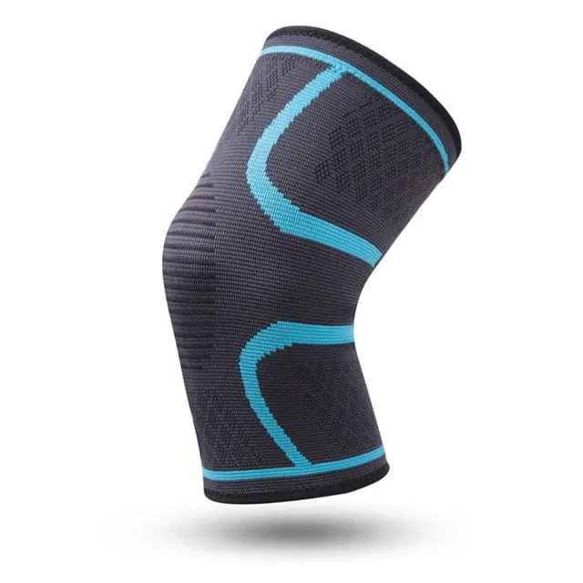 1 STÜCKE Sport Knieschoner Silikagel Rutschfeste Knieschützer Laufen Yoga Knieschoner Schutzbelüftung Strick Nylon Hohe Elastizität