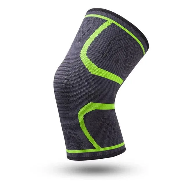 1 STÜCKE Sport Knieschoner Silikagel Rutschfeste Knieschützer Laufen Yoga Knieschoner Schutzbelüftung Strick Nylon Hohe Elastizität