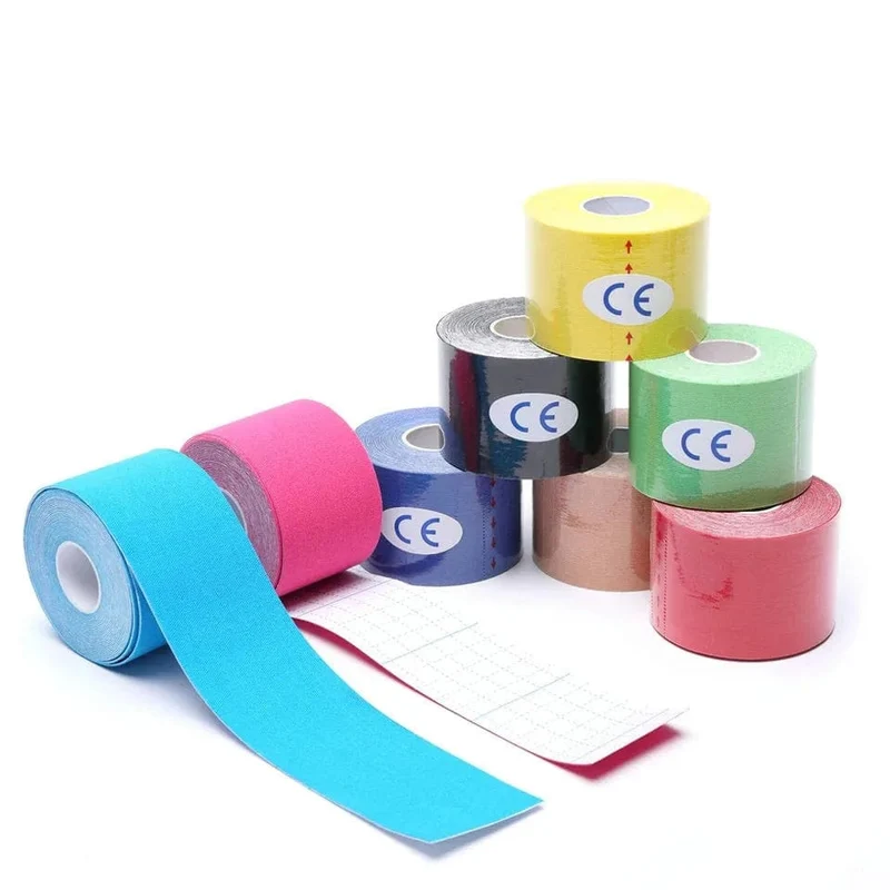 Elastisches Band, Kinesiologie, sportliche Erholung, Knieschoner, Sport, Sicherheit, Muskelschmerzlinderung, Knieschoner, Unterstützung für Fitnessstudio, Fitness, Bandage