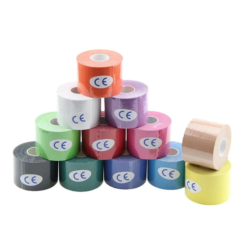 Elastisches Band, Kinesiologie, sportliche Erholung, Knieschoner, Sport, Sicherheit, Muskelschmerzlinderung, Knieschoner, Unterstützung für Fitnessstudio, Fitness, Bandage