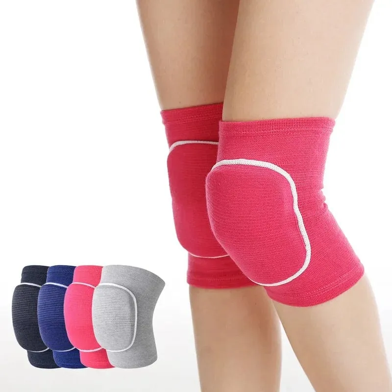 1PC Hochelastische Knieschoner zum Tanzen, Sportkompression, stoßfeste Schutzhülle, Workout-Knieorthese für Männer und Frauen