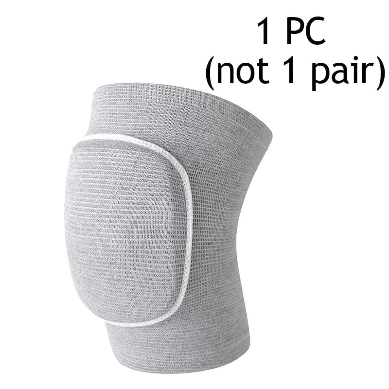 1PC Hochelastische Knieschoner zum Tanzen, Sportkompression, stoßfeste Schutzhülle, Workout-Knieorthese für Männer und Frauen