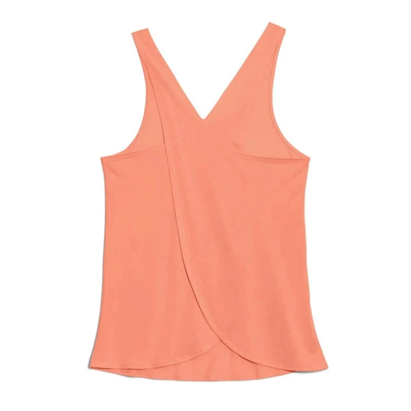 Damen Tanktop, Yoga-Weste, ärmellos, mit gekreuztem Rücken, für Workout, Laufsport, Sommer, Bodybuilding, Fitness, Sport, schnelltrocknend