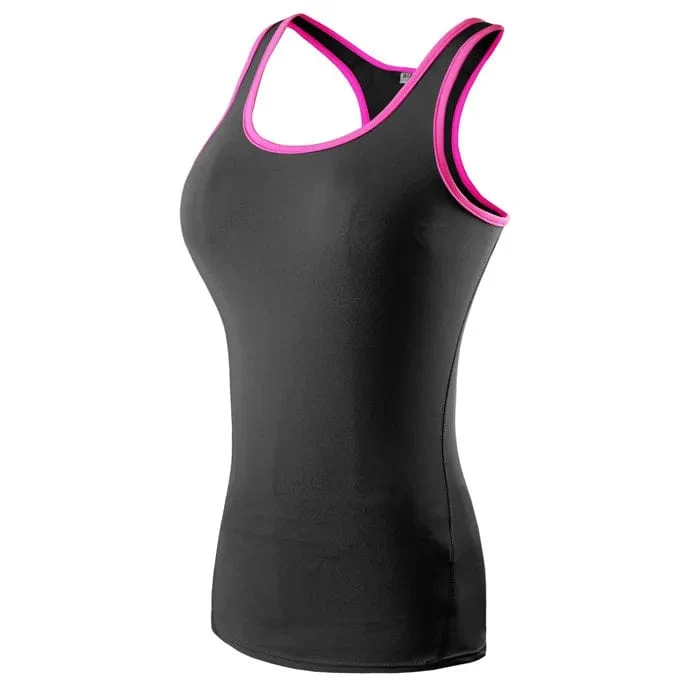 Neue Yoga Tops Frauen Sexy Gym Sport Weste Fitness enge Frau Kleidung ärmelloses Laufshirt Quick Dry weiß Yoga Tank Top
