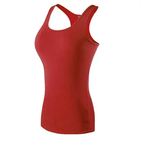 Neue Yoga Tops Frauen Sexy Gym Sport Weste Fitness enge Frau Kleidung ärmelloses Laufshirt Quick Dry weiß Yoga Tank Top