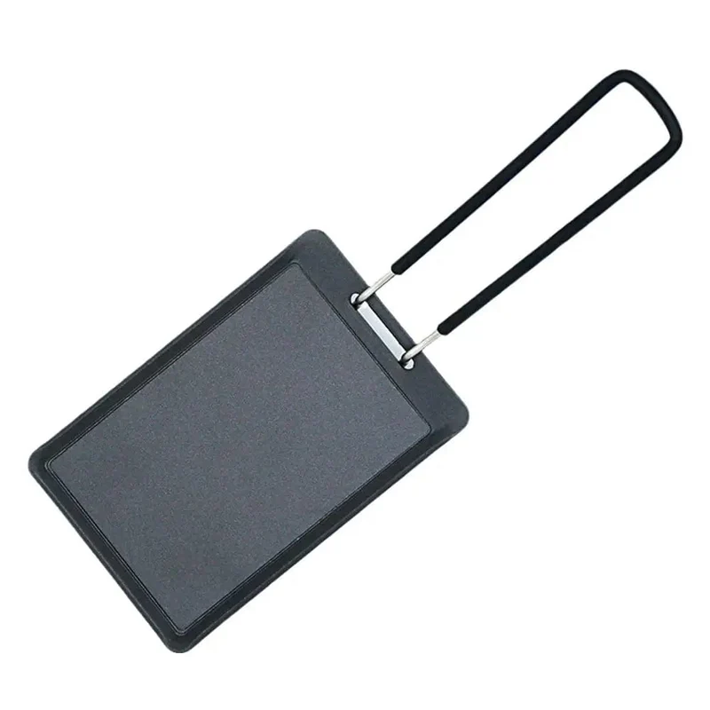 Antihaft-Backblech, tragbar, faltbar, rechteckig, Outdoor, Camping, Steak-Bratpfanne, leicht zu reinigen, Grill, BBQ-Platte, Kochgeschirr