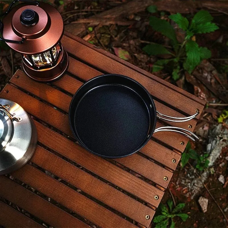 Camping-Kochgeschirr, Utensilien, Ausrüstung, Camping-Zubehör-Sets, Kochgeschirr, faltbares Kochset für 4–5 Personen, Kochen im Freien