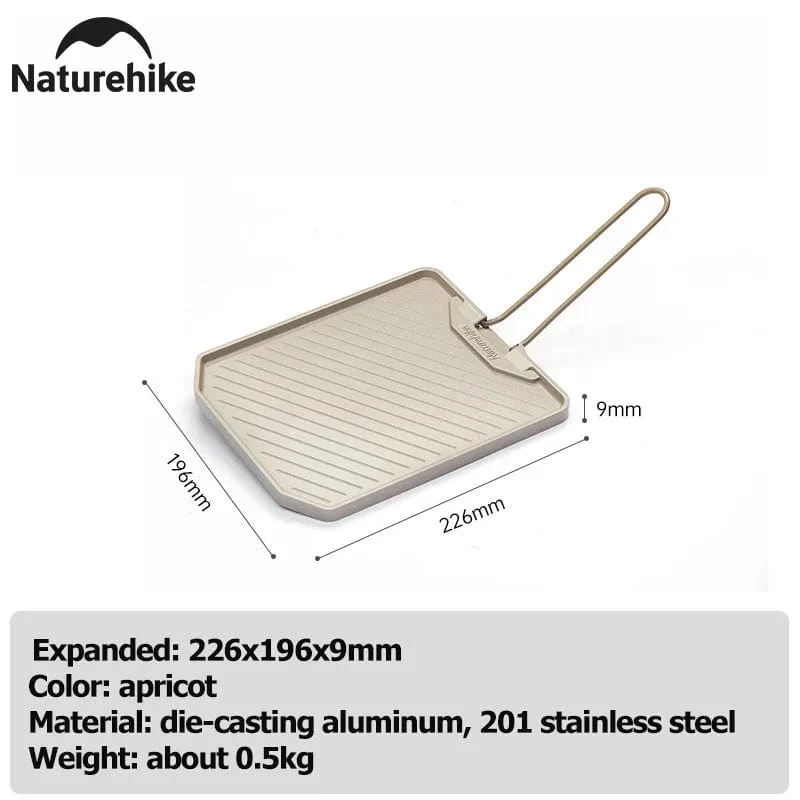 Naturehike Antihaft-Bratpfanne Outdoor Camping Kochgeschirr Camping Ausrüstung Titan Topf Camping Küche Accesorios Festland China