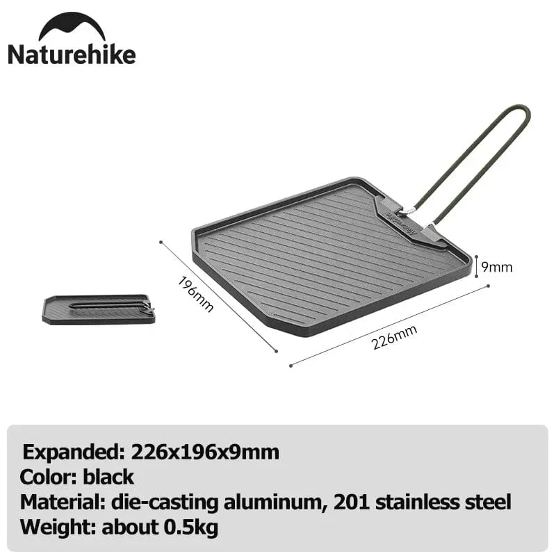 Naturehike Antihaft-Bratpfanne Outdoor Camping Kochgeschirr Camping Ausrüstung Titan Topf Camping Küche Accesorios Festland China