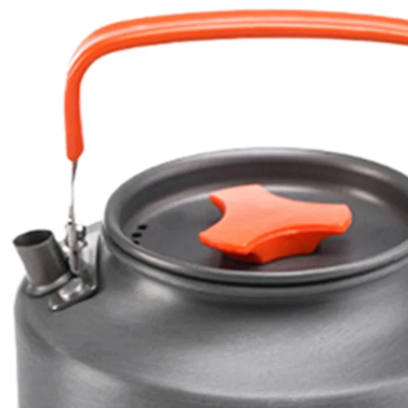 1 Set Outdoor Töpfe Pfannen Camping Kochgeschirr Picknick Kochen Set Antihaft-Geschirr Mit Faltbare Löffel Gabel Messer Wasserkocher Tasse