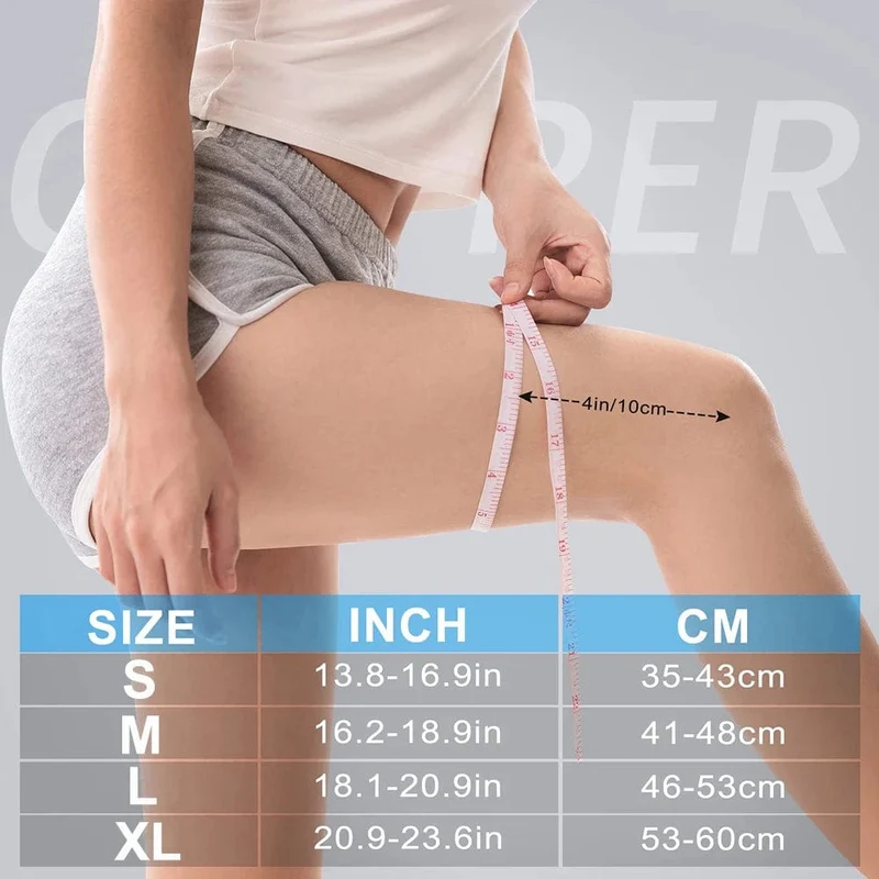 Knieorthese aus Kupfer, Kniestütze, Kompressionsärmel, Knieschützer für Sport, Meniskusriss, vorderes Kreuzband, Arthritis, Linderung von Gelenkschmerzen, Training