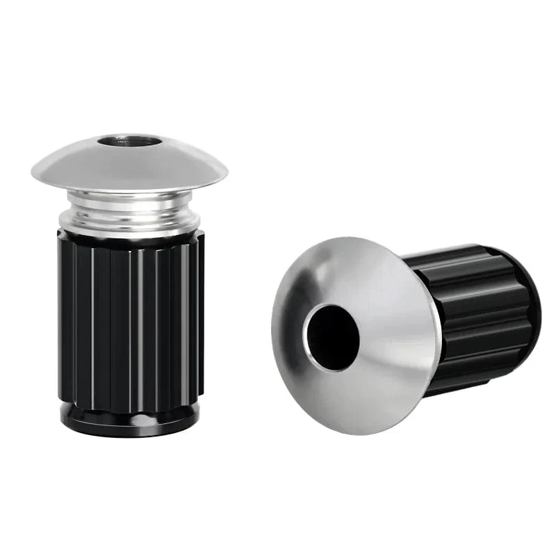 RIDERACE Fahrrad-Lenkerendstopfen, Aluminiumlegierung, für MTB, Mountainbike, Rennrad, Lenkergriffe, mehrfarbige Abdeckung