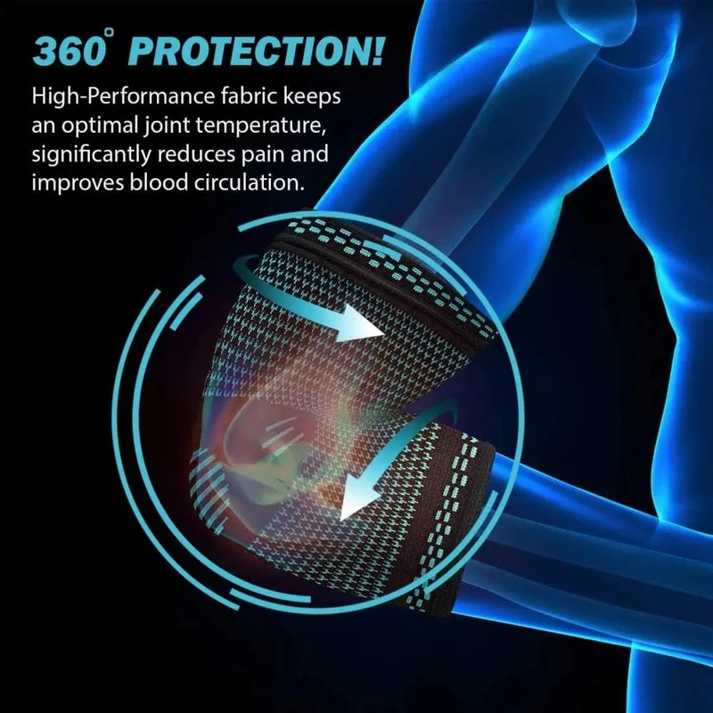 1 STÜCKE Elastische Ellenbogenbandage Arm Sport Unterstützung Ellenbogen Sport Sicherheit Cotoveleira Atmungsaktive Armmanschette Ellenbogenschützer Kompression Coderas
