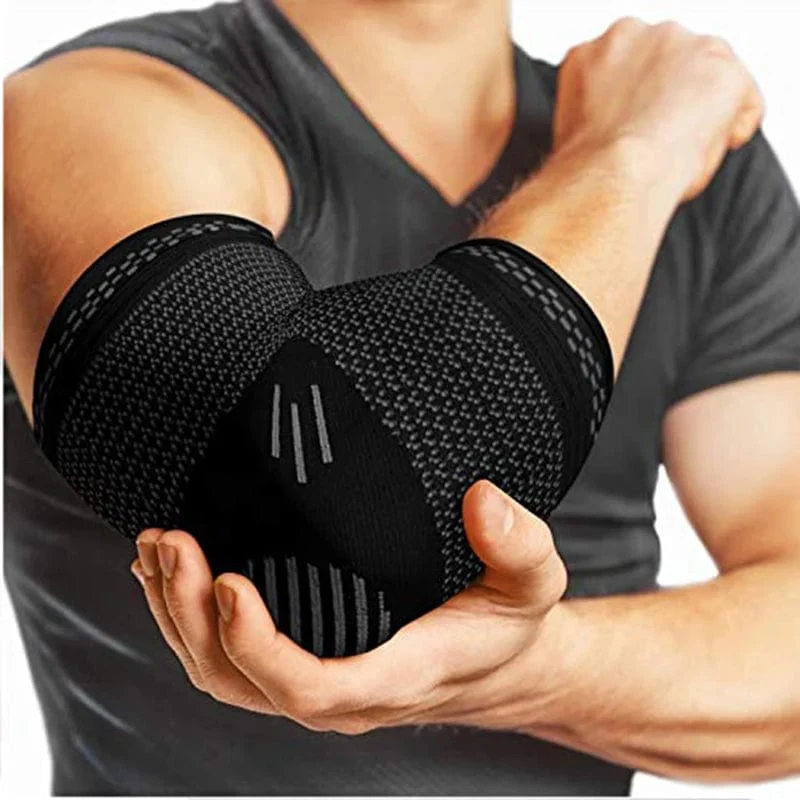 1 STÜCKE Elastische Ellenbogenbandage Arm Sport Unterstützung Ellenbogen Sport Sicherheit Cotoveleira Atmungsaktive Armmanschette Ellenbogenschützer Kompression Coderas