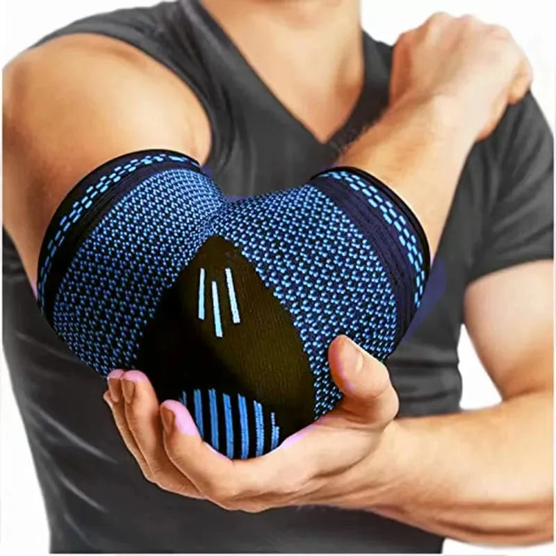 1 STÜCKE Elastische Ellenbogenbandage Arm Sport Unterstützung Ellenbogen Sport Sicherheit Cotoveleira Atmungsaktive Armmanschette Ellenbogenschützer Kompression Coderas