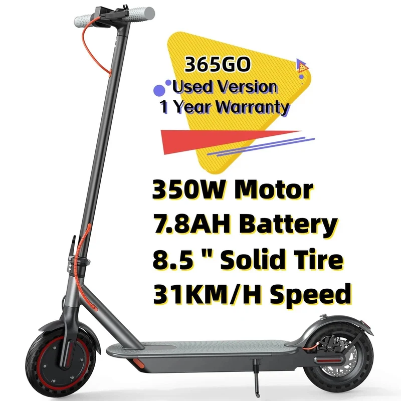 AOVOPRO 350W/500W Elektroroller 7.8-14.5AH Erwachsene Smart APP Escooter 31KM/H 8.5 Zoll M365 Roller Gebrauchte Version Kostenloser Versand