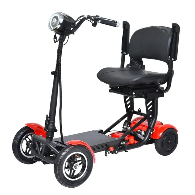 Elektroroller für Erwachsene, 500 W, 10-Zoll-Reifen, 36 V, faltbarer Mobilitätsroller für alte Menschen mit großem Armlehnensitz, Dual-Motor-Escooter