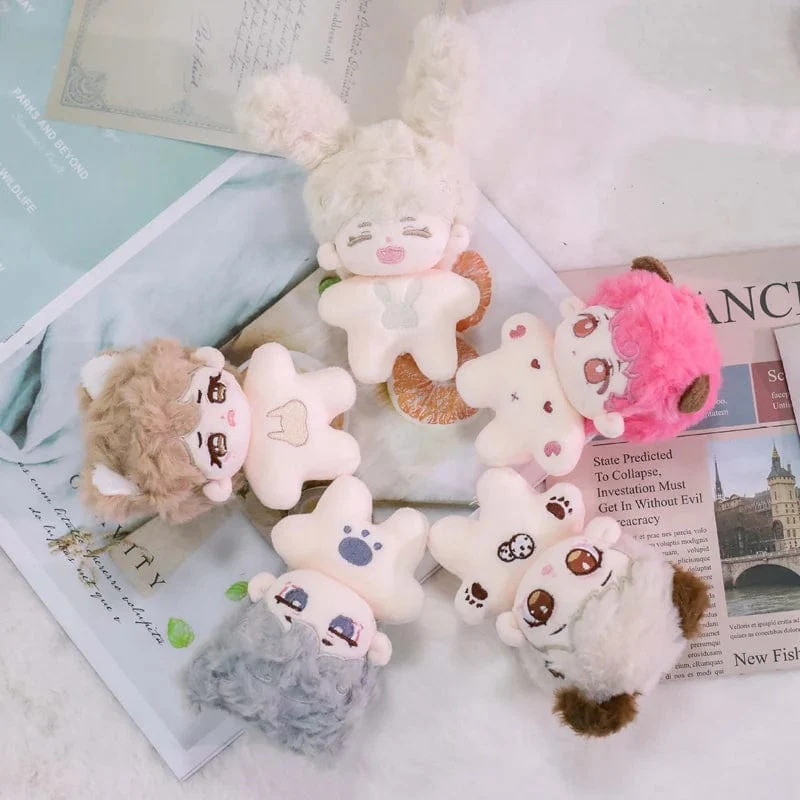 10cm Kawaii Mini Idol Puppe Anime Plüsch Stern Puppen Gefüllte Anpassung Figur Spielzeug Weinen Baumwolle Baby Plüschtiere Spielzeug Fans Geschenk