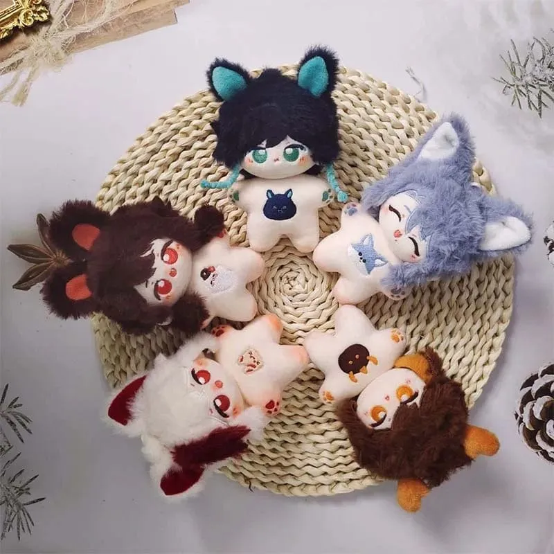 10cm Kawaii Mini Idol Puppe Anime Plüsch Stern Puppen Gefüllte Anpassung Figur Spielzeug Weinen Baumwolle Baby Plüschtiere Spielzeug Fans Geschenk