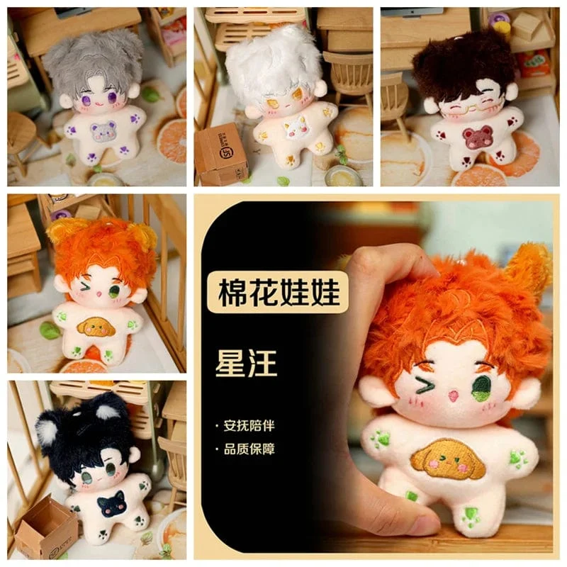 10cm Kawaii Mini Idol Puppe Anime Plüsch Stern Puppen Gefüllte Anpassung Figur Spielzeug Weinen Baumwolle Baby Plüschtiere Spielzeug Fans Geschenk