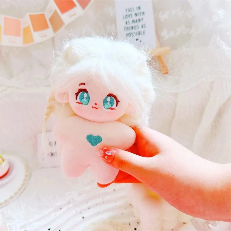 10cm Kawaii Mini Idol Puppe Anime Plüsch Stern Puppen Gefüllte Anpassung Figur Spielzeug Weinen Baumwolle Baby Plüschtiere Spielzeug Fans Geschenk
