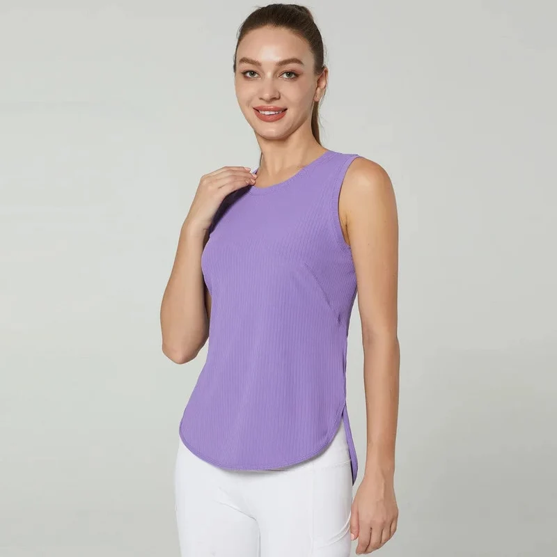 GUTA S-XL Yoga Shirt Frauen Gym Shirt Quick Dry Sport Shirts Back Gym Top Damen Fitness Shirt Ärmelloses Sport Top Yoga Weste
