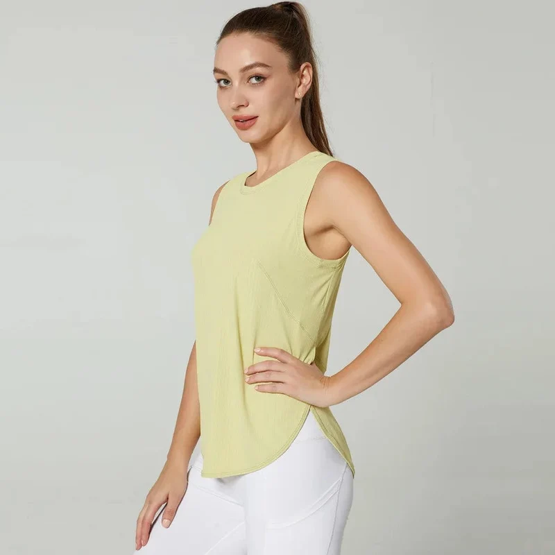 GUTA S-XL Yoga Shirt Frauen Gym Shirt Quick Dry Sport Shirts Back Gym Top Damen Fitness Shirt Ärmelloses Sport Top Yoga Weste